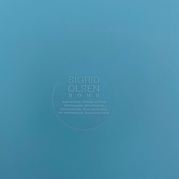 Sigrid Olsen Floral Melamine Appetizer Plates 6in Square Pop of Color 4pc NEW - Picture 14 of 16